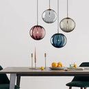 Modern glass ball lustre pendant lights – kitchen cluster fixture