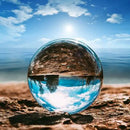 Modern glass crystal ball photography prop living room decor