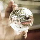 Modern glass crystal ball photography prop living room decor