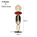 Modern glass floor lamp set of 3 – living room led table light