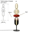 Modern glass floor lamp set of 3 – living room led table light