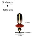 Modern glass floor lamp set of 3 – living room led table light
