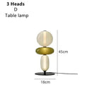 Modern glass floor lamp set of 3 – living room led table light