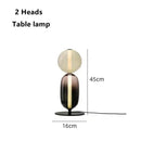 Modern glass floor lamp set of 3 – living room led table light