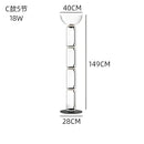 Modern glass led floor lamp for living room with glowing rings