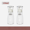 Modern glass seasoning bottle set with pump – kitchen oil dispenser