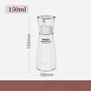 Modern glass seasoning bottle set with pump – kitchen oil dispenser