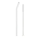 Modern glass straw set with oil dispenser – kitchen & bar accessory