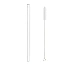 Modern glass straw set with oil dispenser – kitchen & bar accessory