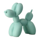 Modern glossy balloon dog sculpture living room animal decor