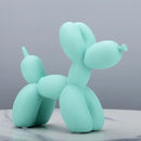 Modern glossy balloon dog sculpture living room animal decor