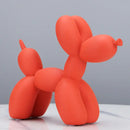 Modern glossy balloon dog sculpture living room animal decor