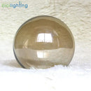 Modern glossy gold grey glass lamp shade bedroom sphere light