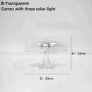 Modern glossy orange mushroom table lamp bedroom led lighting