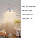 Modern glossy red e27 led modern floor lamp living room dome light