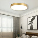 Modern gold acrylic led ceiling light for living room