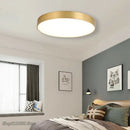 Modern gold acrylic led ceiling light for living room