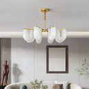 Modern gold acrylic pendant lights dining room cloud design