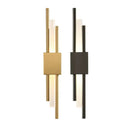 Modern gold acrylic pipe led wall lamp bedroom sconce