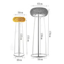 Modern gold acrylic rs7 bulb pendant lights dining room chandelier