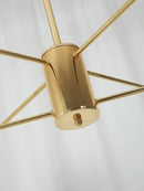 Modern gold adjustable ball glass lustre – dining room light