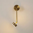 Modern gold adjustable direction wall lamp bedroom spotlight