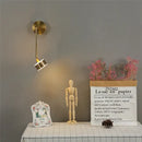 Modern gold adjustable direction wall lamp bedroom spotlight
