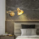 Modern gold adjustable led wall lamp bedroom reading light