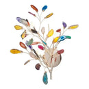 Modern gold agate led wall lamp sconce bedroom colorful gemstone decor