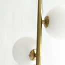 Modern gold and black glass ball led pendant light bedroom hanging lamp