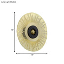 Modern gold and black laser cut disk wall sconce bedroom light