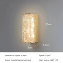 Modern gold and black led bedroom wall lamp
