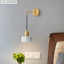 Modern gold and black marble pendant light fixture for living room
