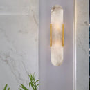 Modern gold and black orb wall lamp for living rooms