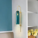 Modern gold and black orb wall lamp for living rooms