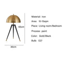 Modern gold and black tripod floor lamp living room decorbites coyote