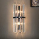 Modern gold and crystal wall light living room sconce