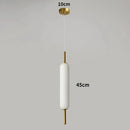 Modern gold and frosted glass led pendant chandelier for living room