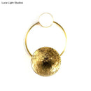 Modern gold and green orbit wall sconce bedroom wall lamp