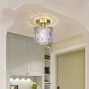 DecorBites™ Copper Canopy LED Ceiling Light Glass Crystal Nordic Modern Decor for Home