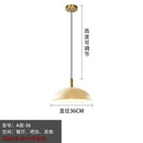 Modern gold and textured glass pendant light for kitchen dining room
