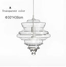 Modern gold and white decorbites glass chandelier dining room light