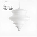 Modern gold and white decorbites glass chandelier dining room light