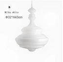 Modern gold and white decorbites glass chandelier dining room light
