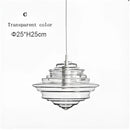 Modern gold and white decorbites glass chandelier dining room light