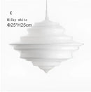 Modern gold and white decorbites glass chandelier dining room light