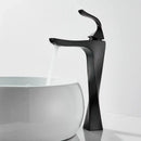 Modern gold angular basin faucet bathroom fixture