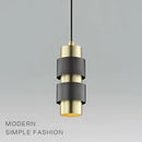 Modern gold arched glass bar pendant lamp kitchen light