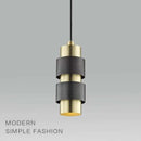 Modern gold arched glass bar pendant lamp kitchen light
