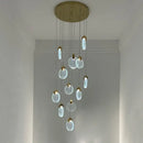 DecorBites™ Attic Crystal Chandelier for Living Room Dining Room Stair Lamp